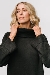 Amy Sweater Dress | Black